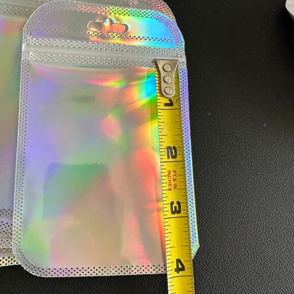 30 Pack, Hologram, Self Seal Bags, Jewelry, Bead, Craft Packaging Supply 4x3" - Picture 6 of 6